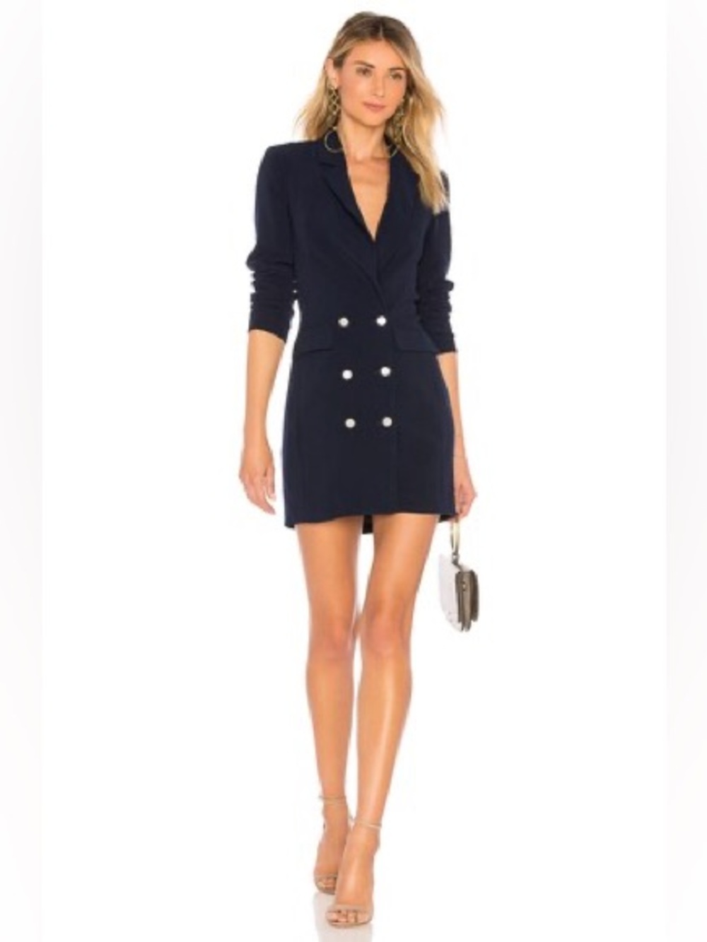 Superdown Madeline Blazer Dress in Navy - S